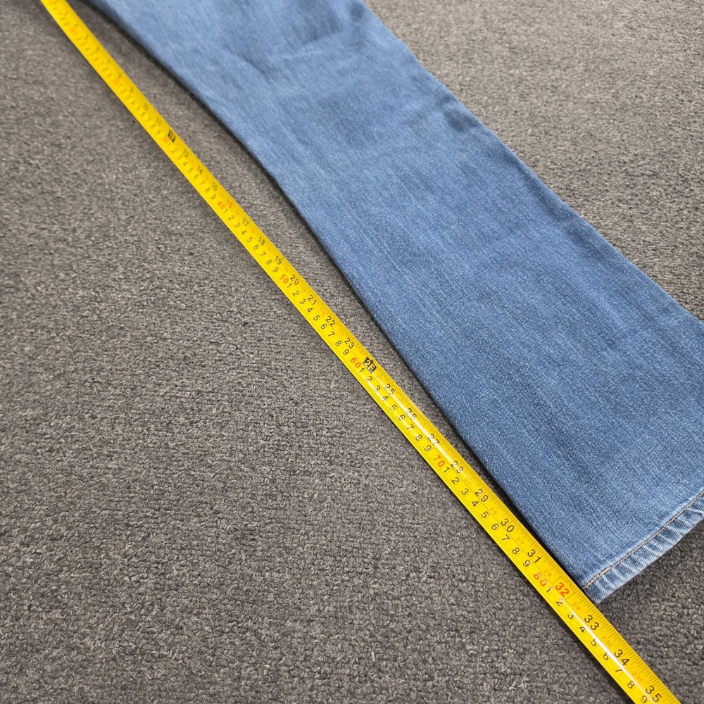 Levi's 527 Low Boot Cut Jeans Mens 33x32 Blue Denim Slim Fit Casual Classic - Picture 7 of 9
